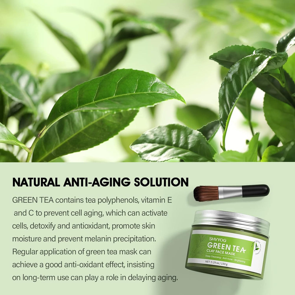 SHVYOG Masque boue volcanique et argile purifiant les pores.
