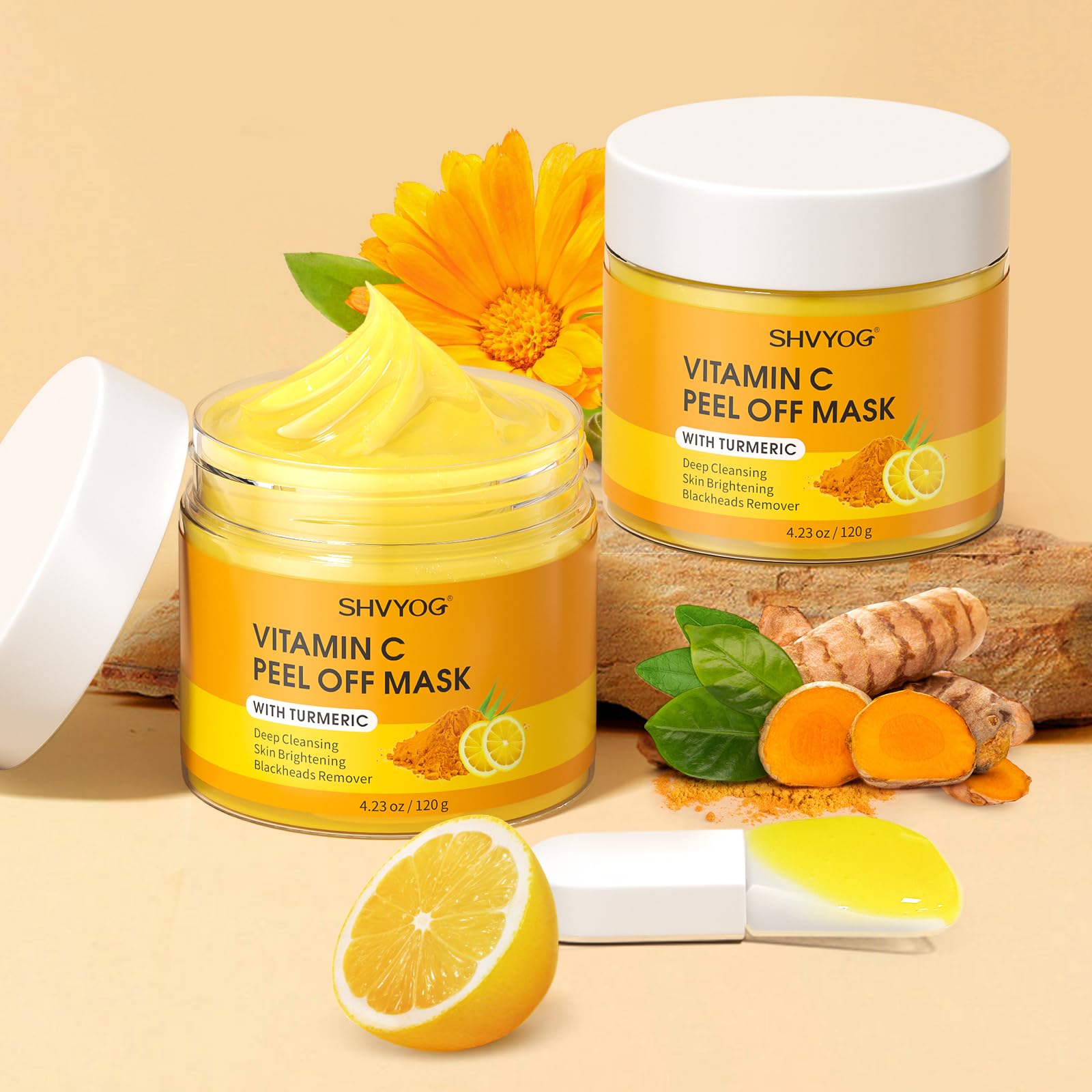 SHVYOG Masque Peel Teint plus lumineux et éclat naturel