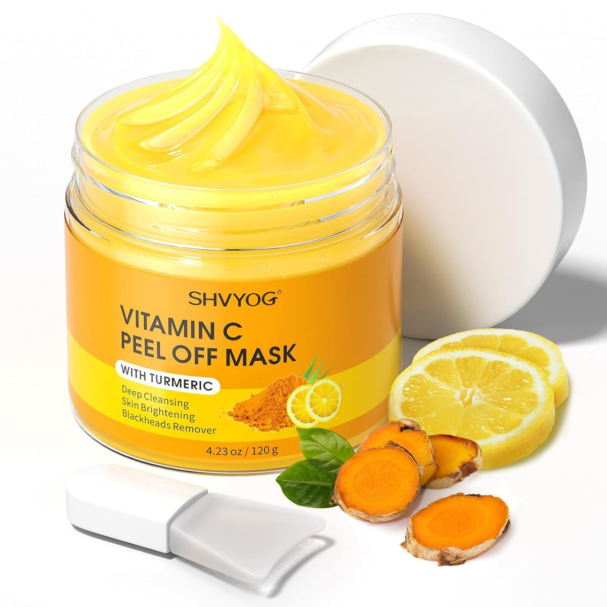 SHVYOG Masque Peel Vitamin C Curcuma pour un teint lumineux