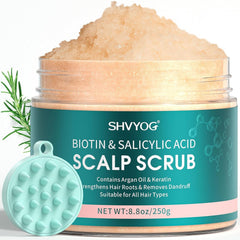SHVYOG Scrub Cuir Cheveux Bouteille: purifie le cuir chevelu et réduit les pellicules.