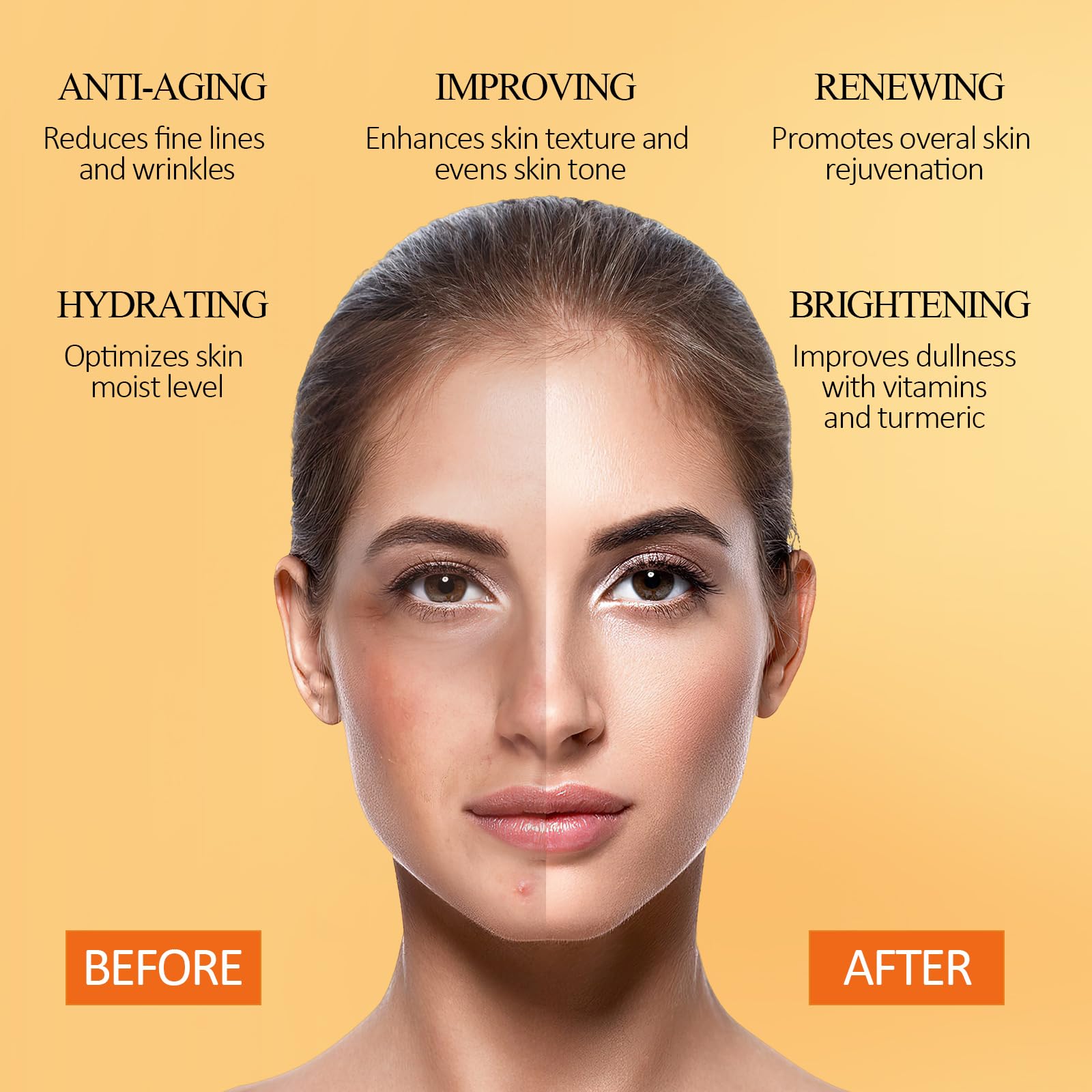SHVYOG vitamine C stimule le collagène pour teint vivant