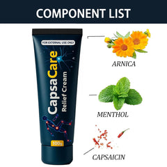 Shwfhi CapsaCare crème neuropathie jambes: confort durable après exercice.