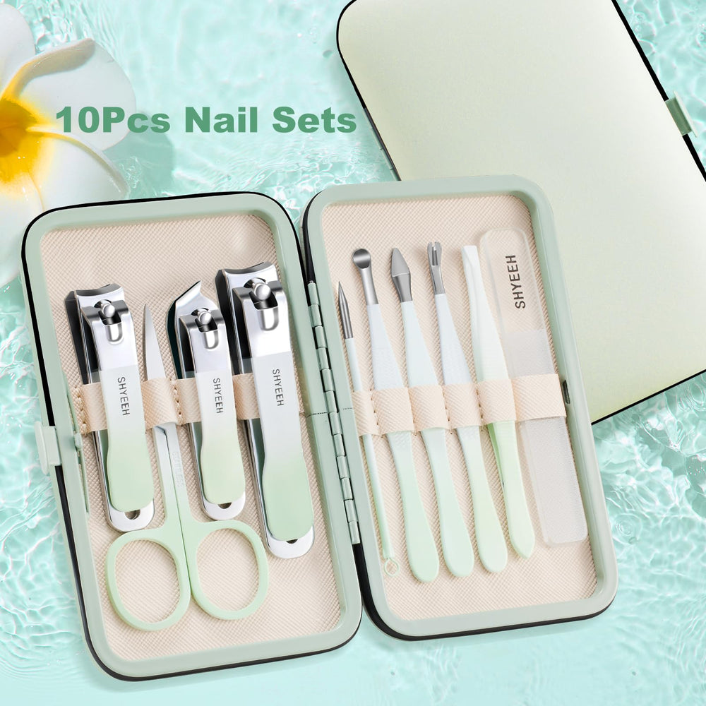 SHYEEH ensemble accessoires mani-pedi compact voyage.