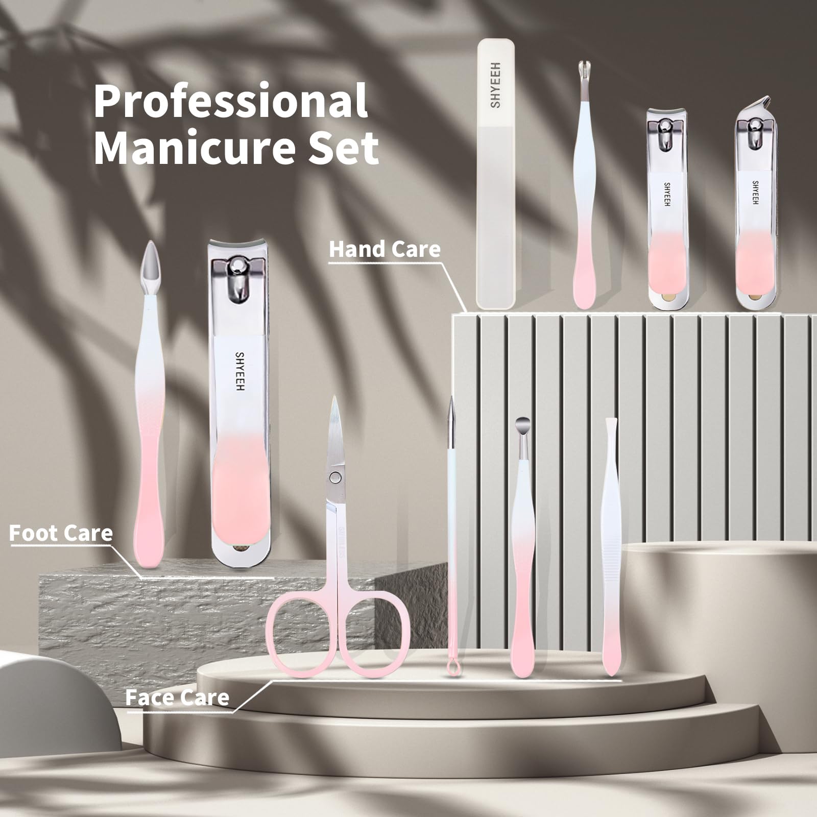 SHYEEH acier carbone haute dureté: durabilité et coupe nette sur les ongles.