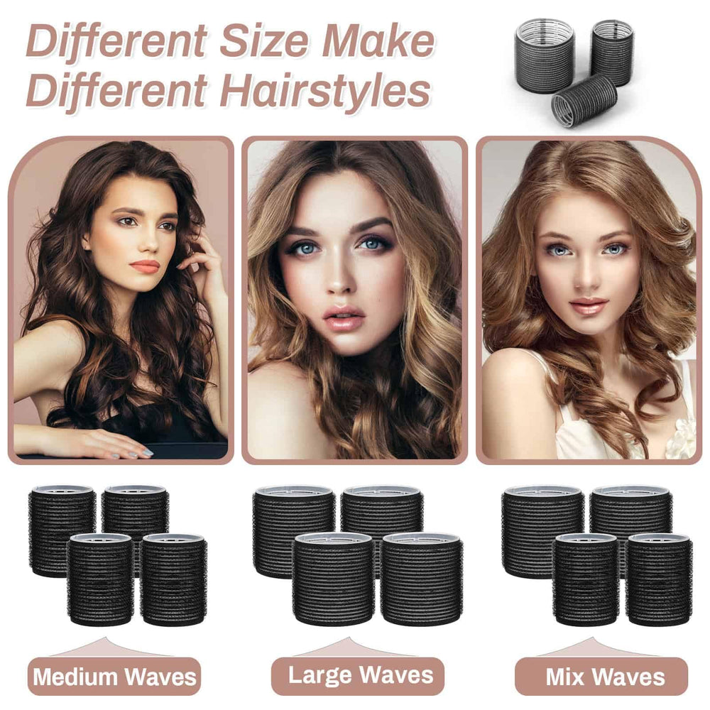 Utilisation à domicile simple pour cheveux longs à moyens sans chaleur.