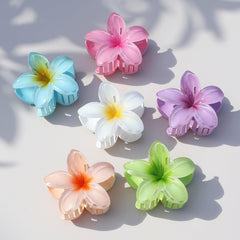 Sisiaipu broches Plumeria—idéal pour cheveux épais ou fins.