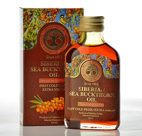 Siberian Treasure huile argousier — visage et cheveux, utilisation polyvalente pour hydratation
