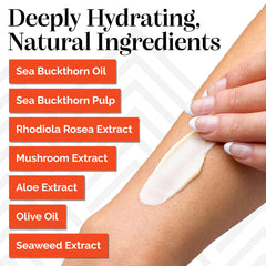 Ingrédients clés: argousier himalayen pour nourrir et protéger la peau.