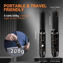 Lisseur-barbe SICOLTT sur base de charge sans fil, recharge pratique.