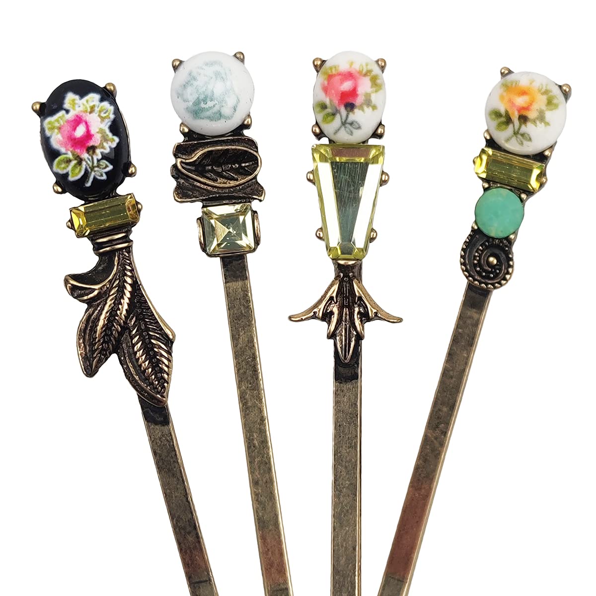 Barrette métallique vintage SICOPEE, allure élégante pour toutes les tenues.