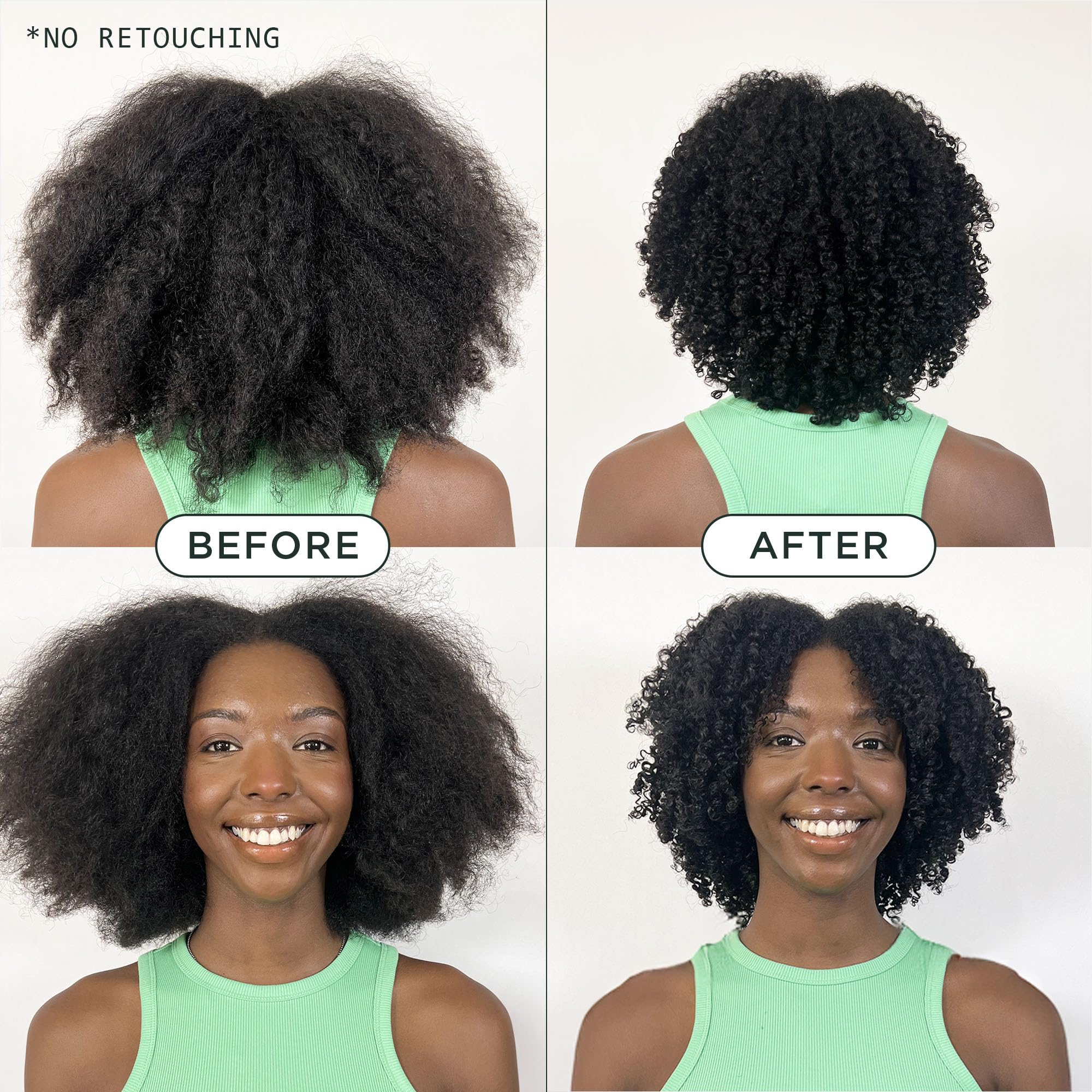 Sienna Naturals HAPI Shampoing, anti-frizz, maîtrise les frisottis et améliore la texture.