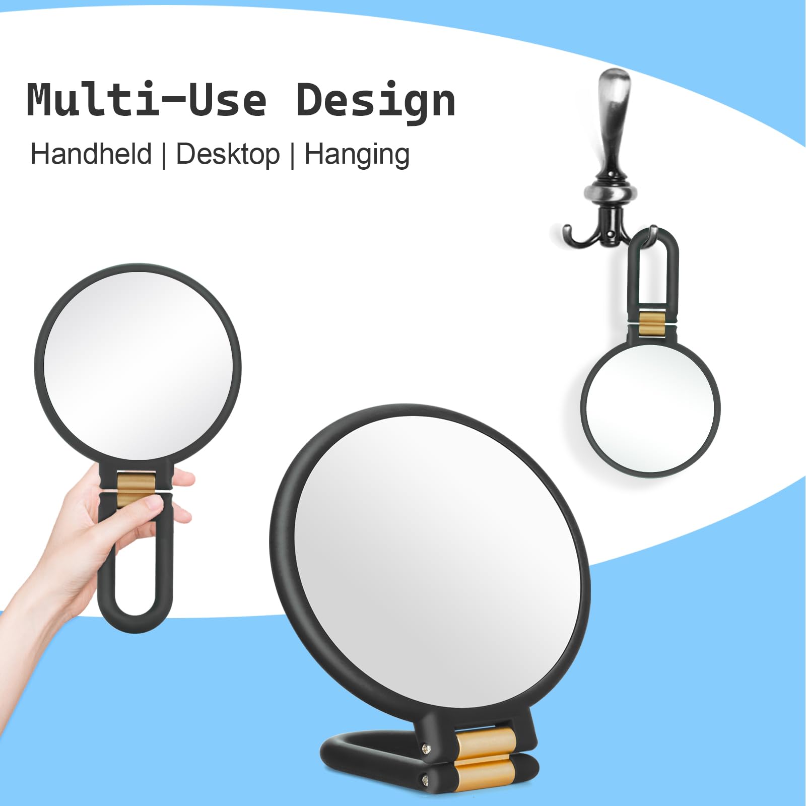 Miroir Sifolo pliable et compact, idéal pour le voyage