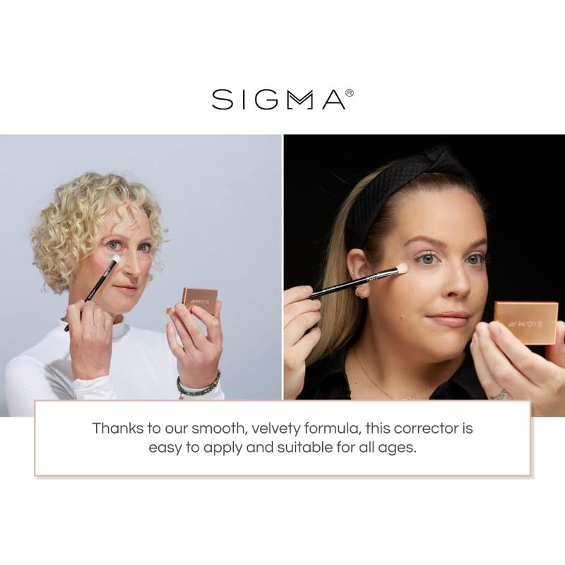 Avant-apres Sigma Beauty Spectrum: démonstration visuelle des résultats potentiels.