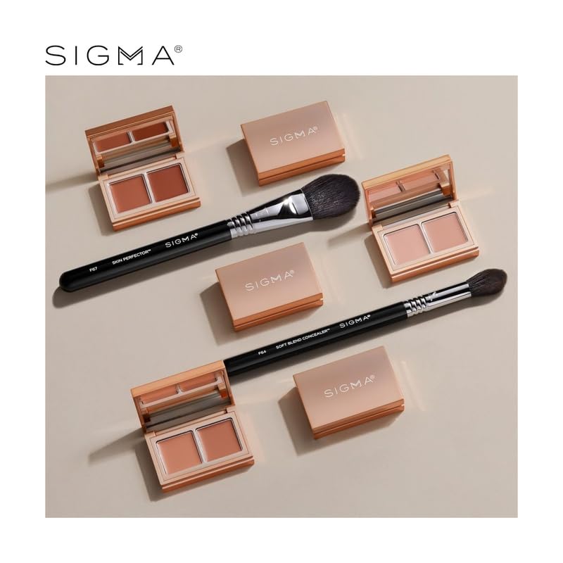 Coffret-etui Sigma Beauty Spectrum: emballage élégant pour ranger le duo.