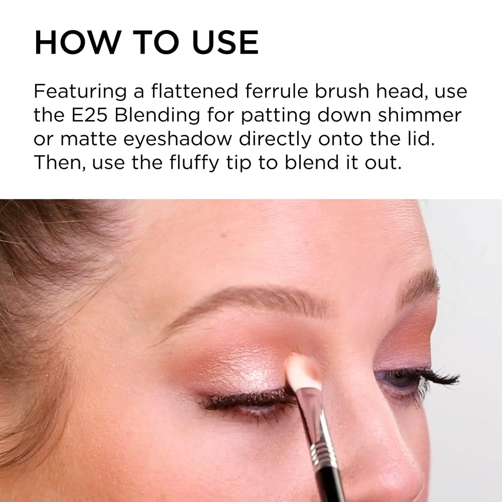 Sigma Beauty E25 fibres synthétiques douces, outil végan et sans cruauté.