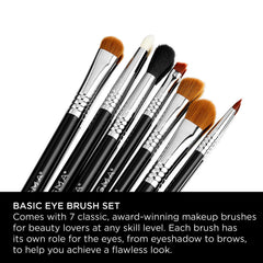 Sigma Beauty Basic Eye Makeup Brush Set, pinceau E15 pour tracé net et définition.