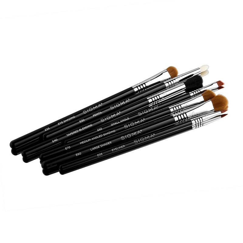 Sigma Beauty Basic Eye Makeup Brush Set, pinceau E55 pour ombres lisses et nettes.