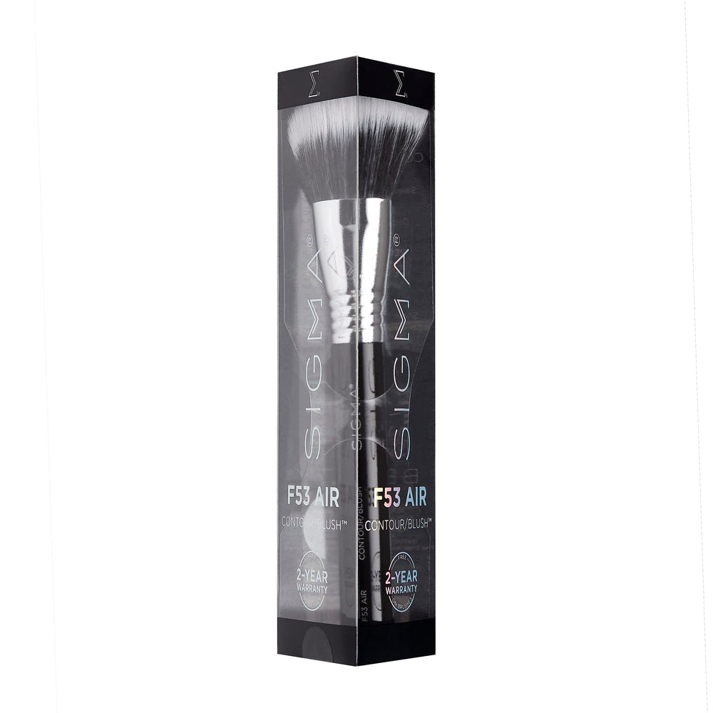 Pinceau F53 Sigma Beauty, professionnel et vegan sans cruauté animale.