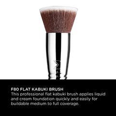Sigma Beauty F85 Airbrush Kabuki — Application base liquide parfaite et naturelle.