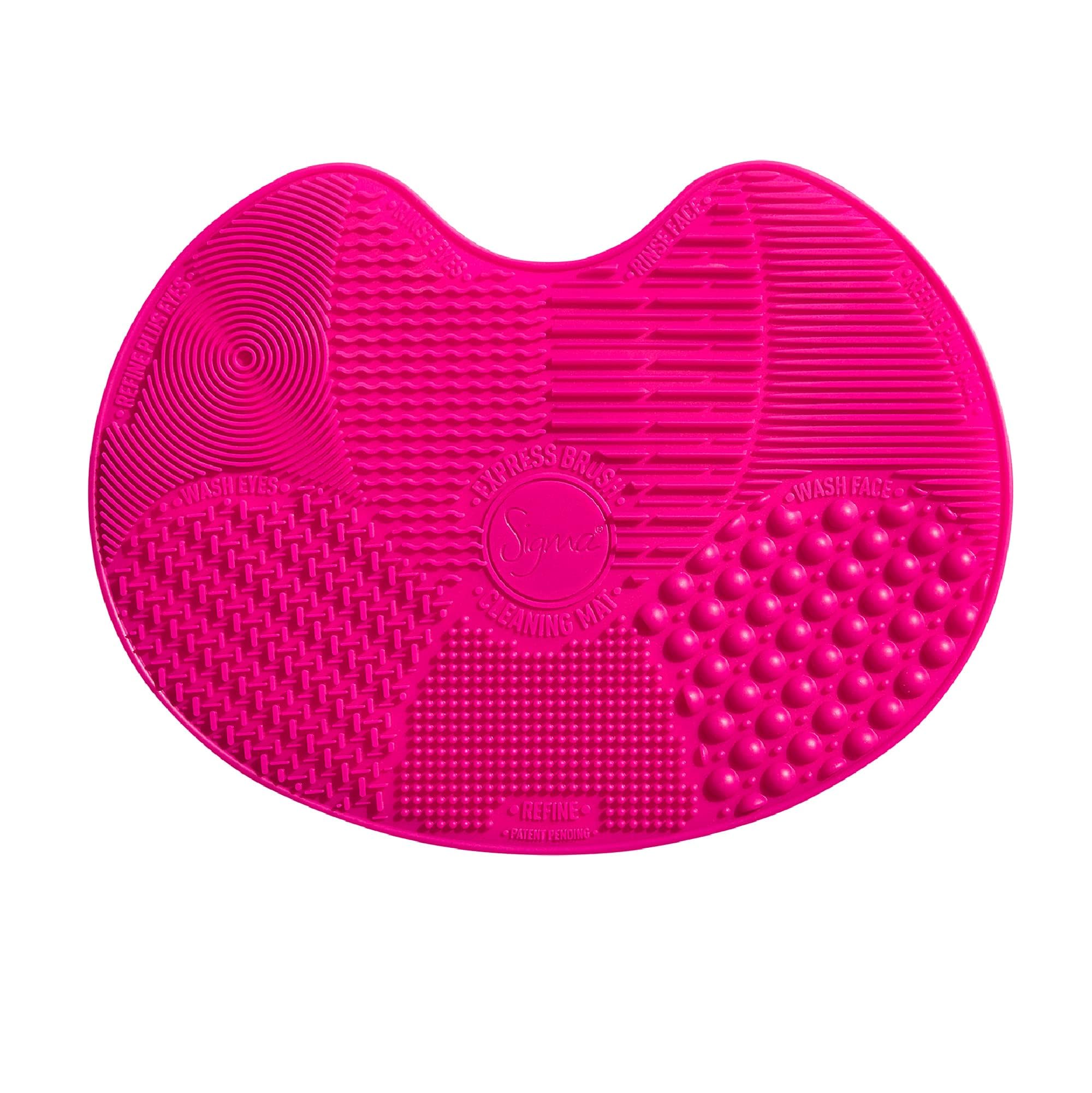 Sigma Beauty matnettoyant pour pinceaux en silicone, nettoyage rapide et efficace.