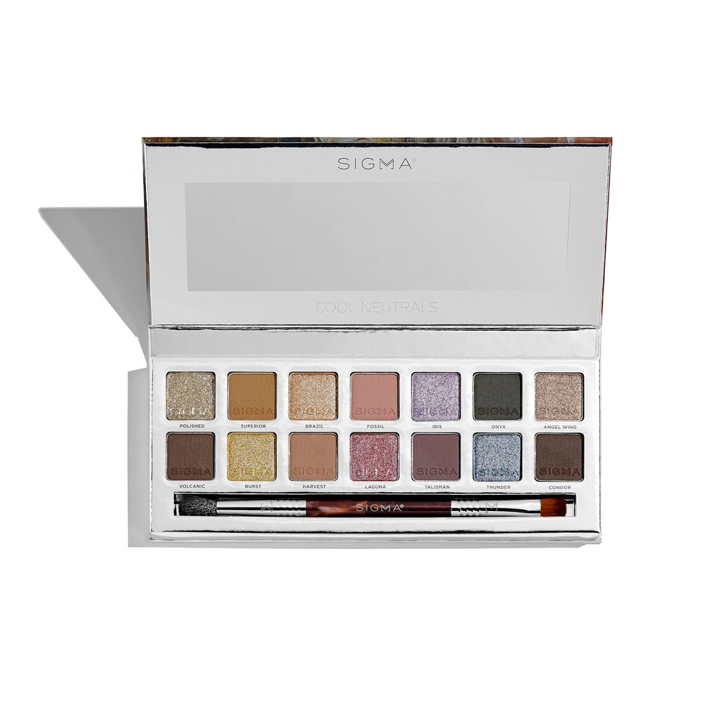 Pinceau double-face Sigma Beauty pour applications précises et rapides.