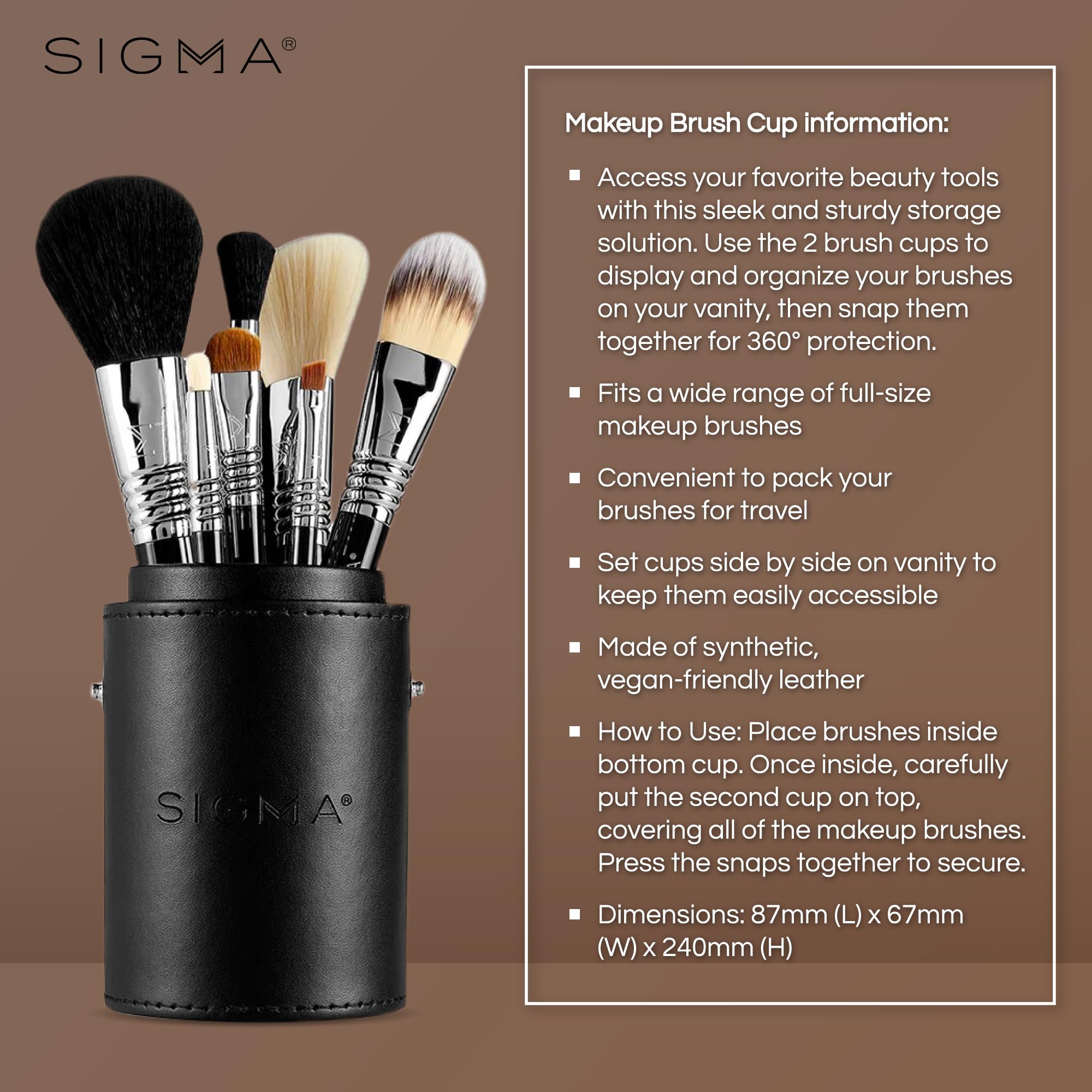 Pinceau ombre à paupières Sigma Beauty pour des looks nets en voyage