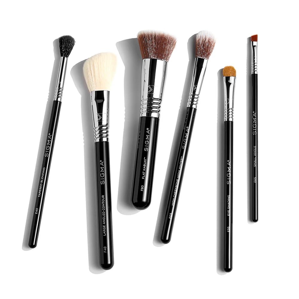 Pinceau Sigma E55 idéal pour primer, crème ou ombre poudre.