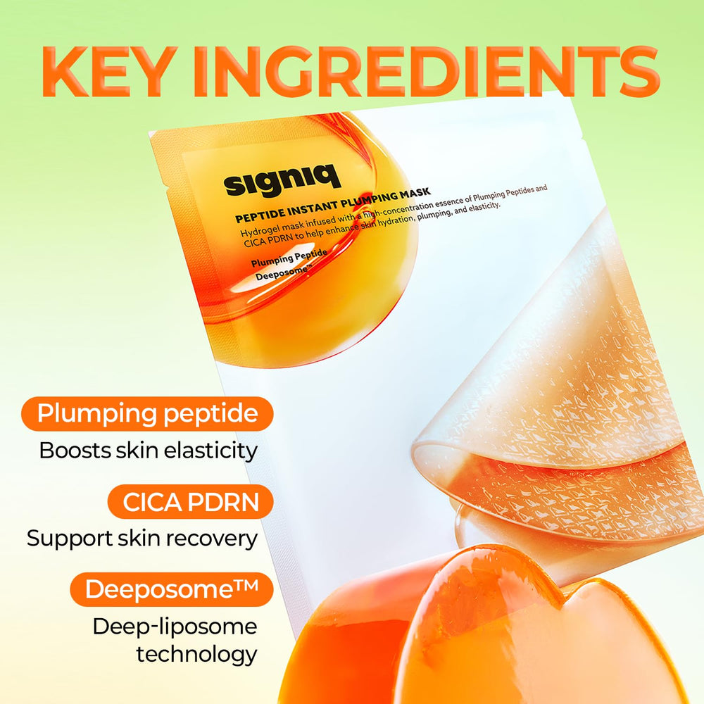 Pad exfoliant double-face de Signiq pour nettoyer les pores et hydrater.