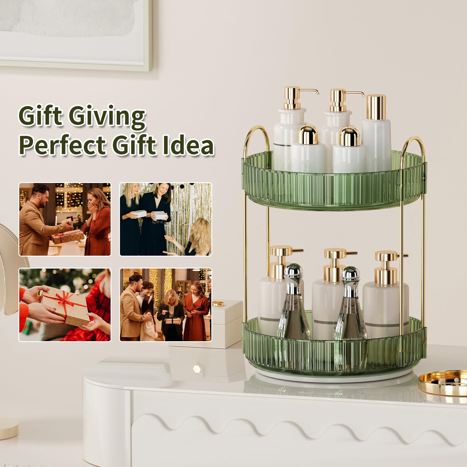 SiiMMM cadeau idéal pour mère ou amie, rangement beauté pratique.