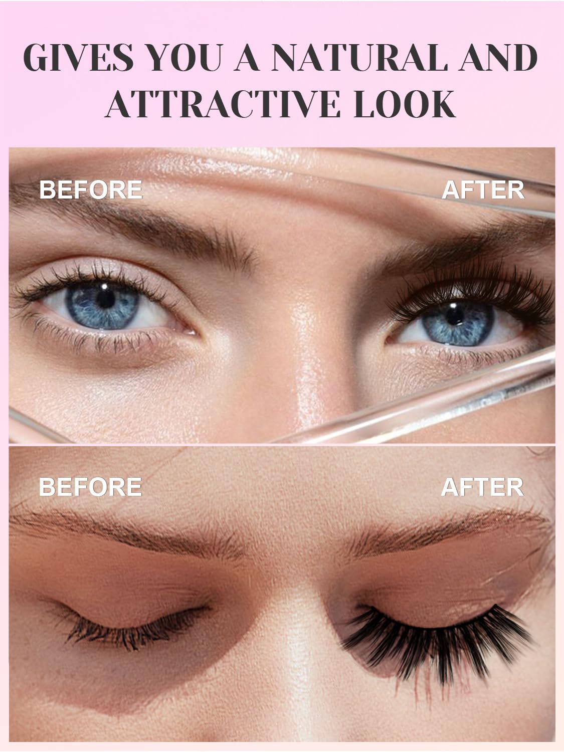 Sikkis magnetic lashes without glue enable quick, mess-free makeup.
