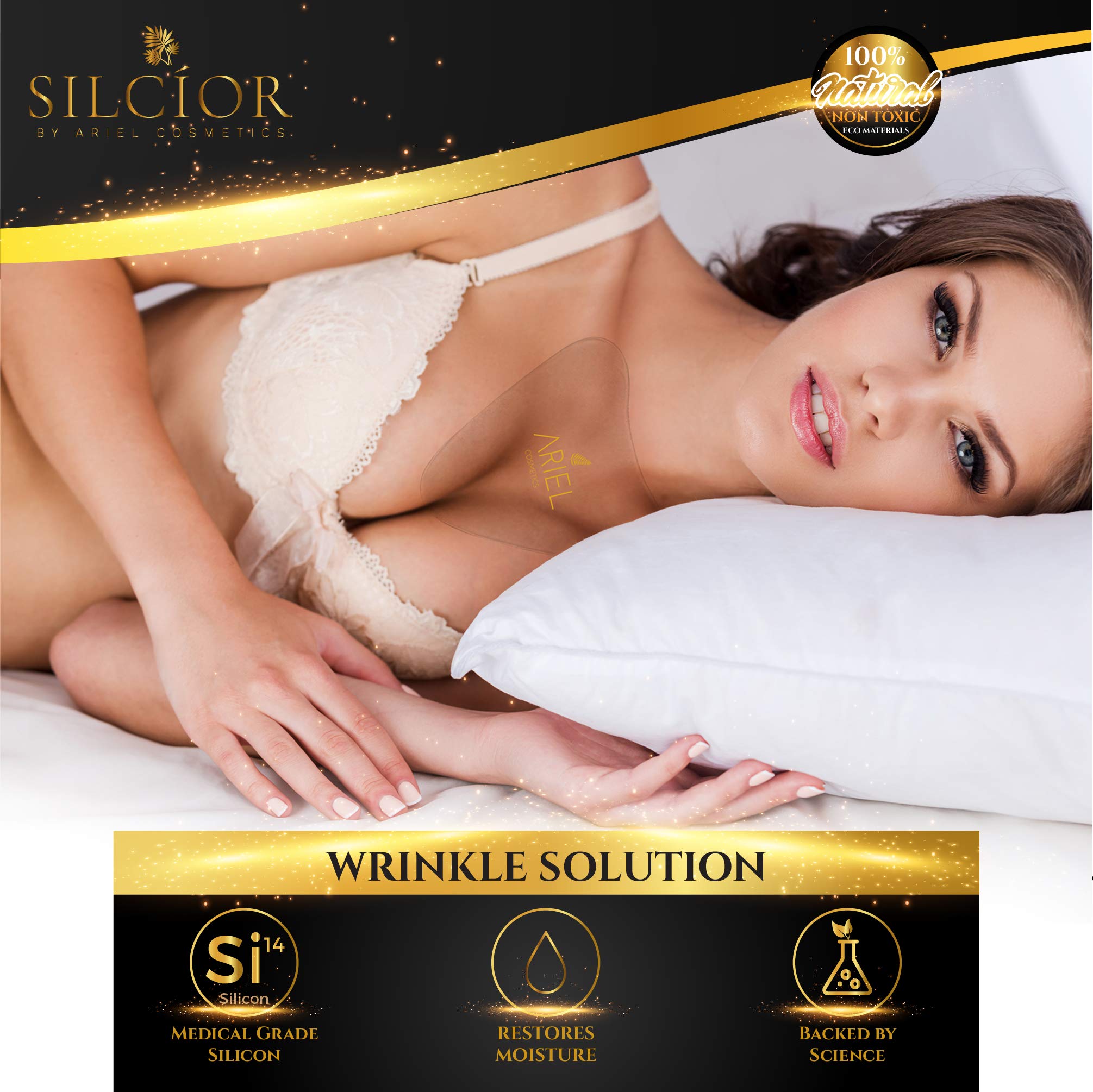 SILCIOR peau hydratée et élasticité préservée autour du décolleté