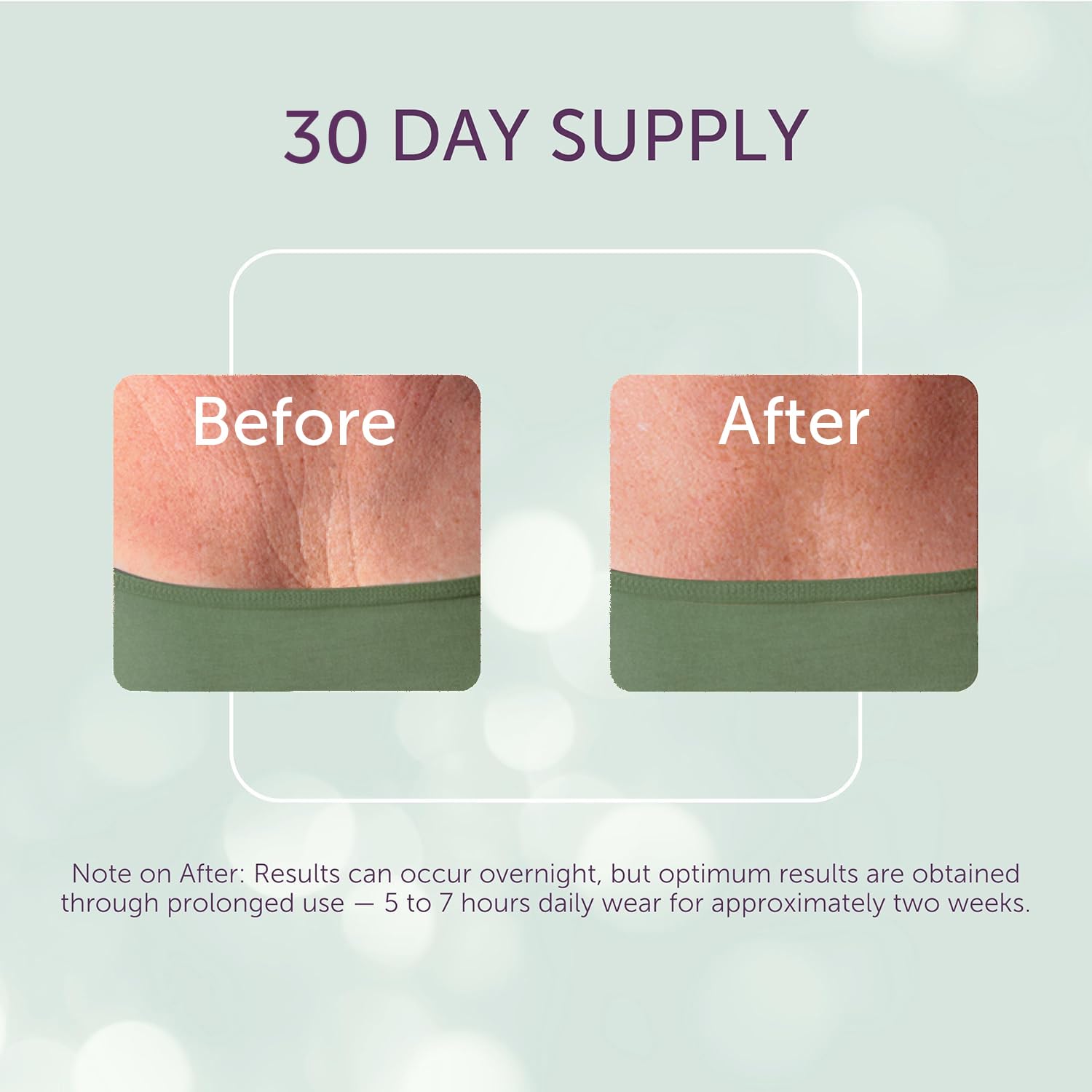 Emballage Silc Skin décolleté réutilisable, solution économique.