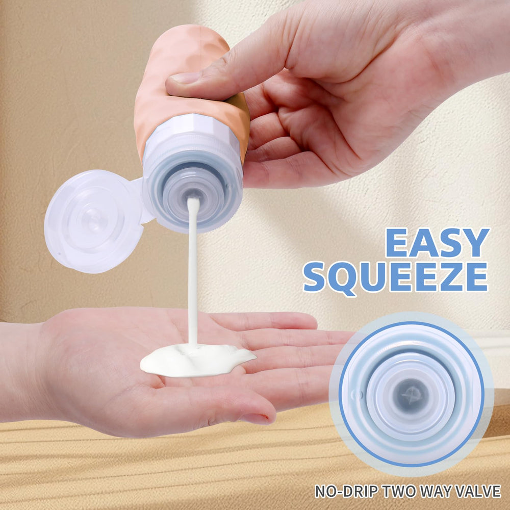 Silevoler Bouteilles Voyage Design Moderne et Texture Grip pour une prise sûre