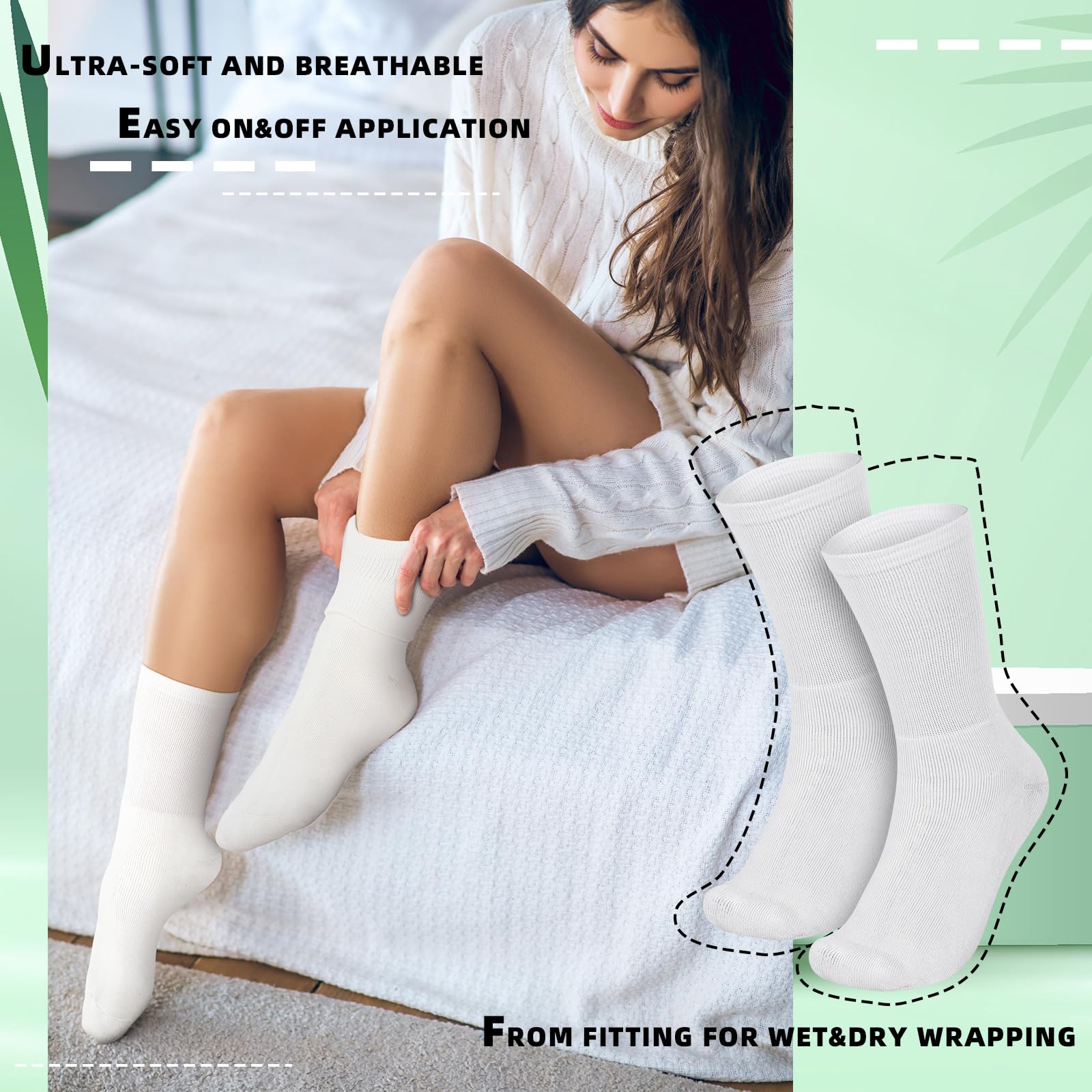 Chaussettes Silicherry sans couture, ajustement confortable.