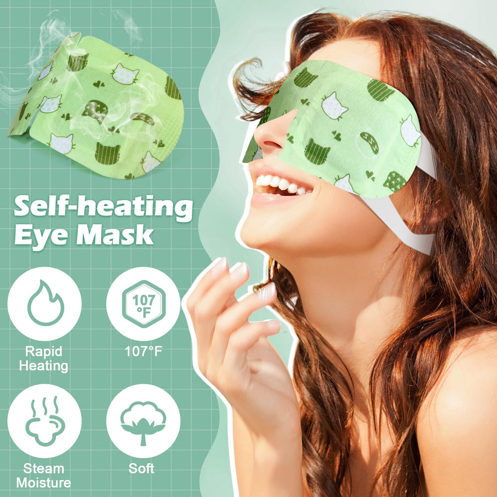 Emballage portable Silicherry, masque yeux vapeur facile à transporter.