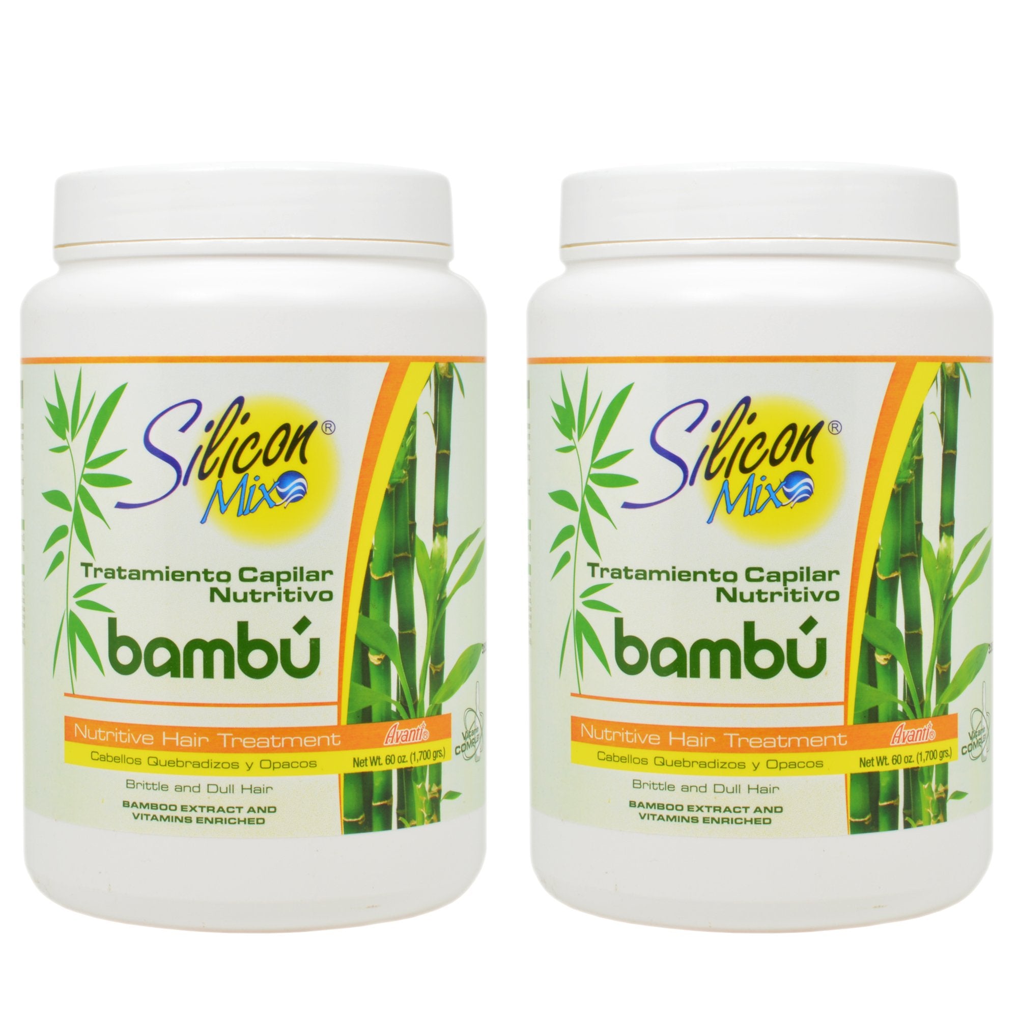 Silicon Mix Bambu, flacon du soin capillaire, revitalise et démêle tous types de cheveux.