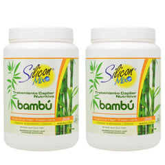 Silicon Mix Bambu, flacon du soin capillaire, revitalise et démêle tous types de cheveux.