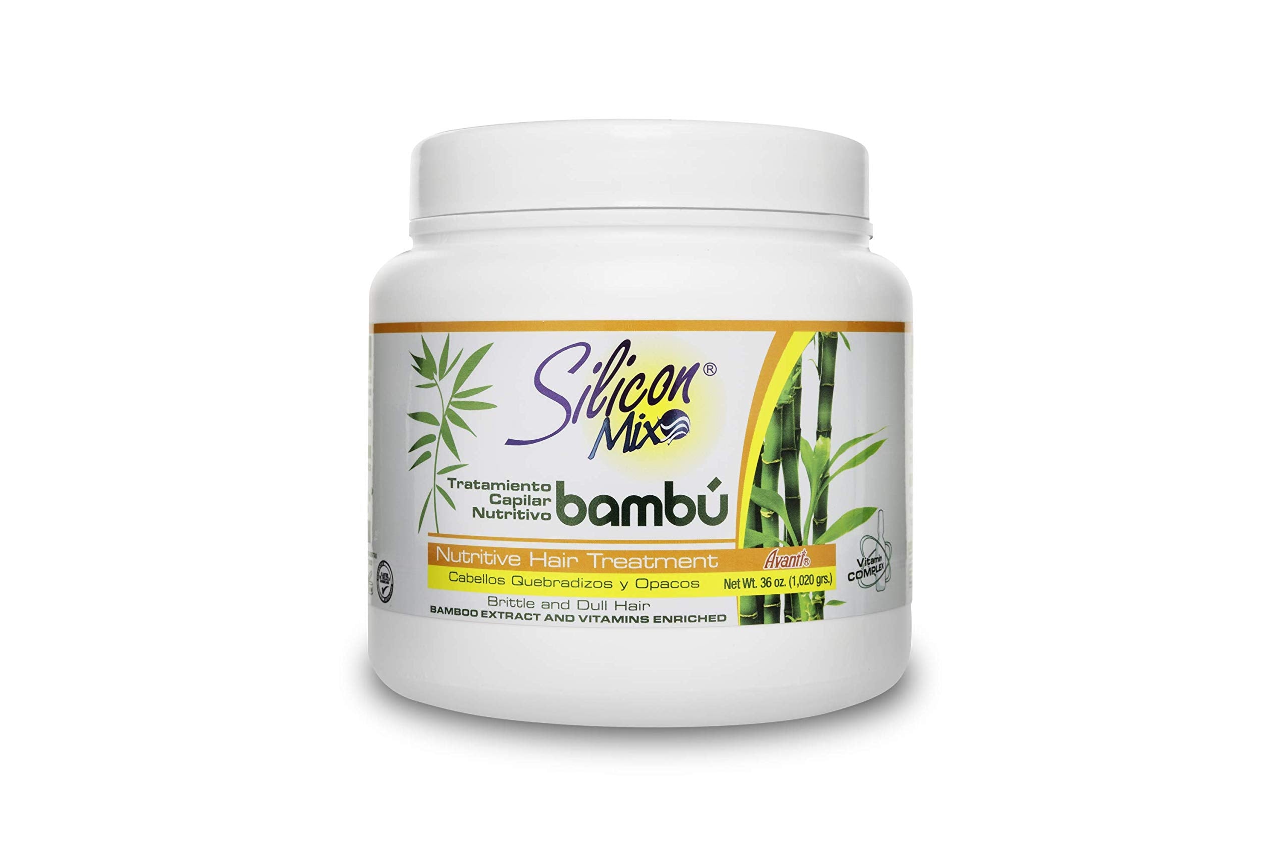 Silicon Mix Bambu, traitement nutritif pour cheveux, démêlage facilité et brillance.