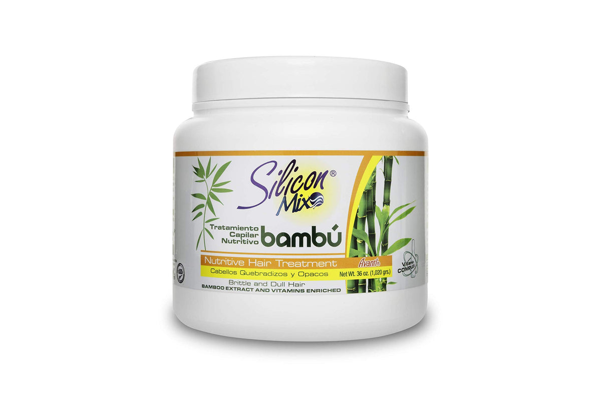 Silicon Mix Bambu, traitement nutritif pour cheveux, démêlage facilité et brillance.