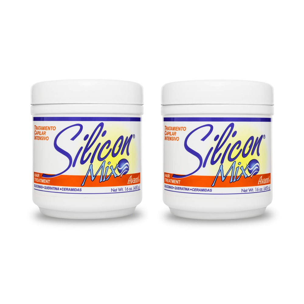 Soin Silicon Mix, bouteille de traitement 16 oz, lot de deux, démêle et nourrit.