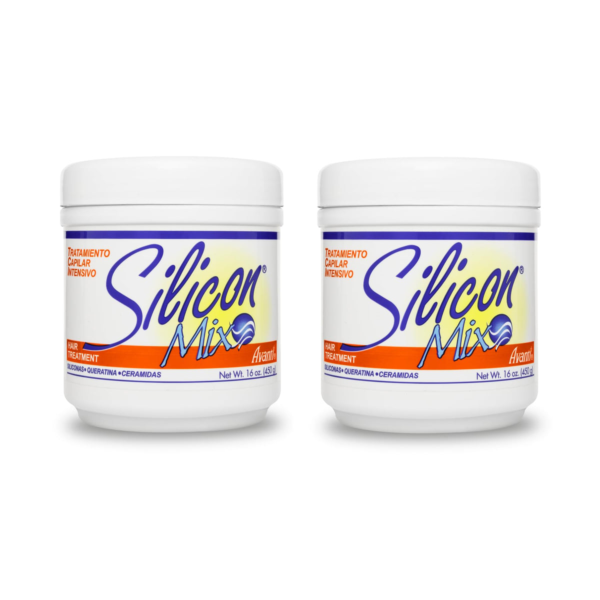 Soin Silicon Mix, bouteille de traitement 16 oz, lot de deux, démêle et nourrit.