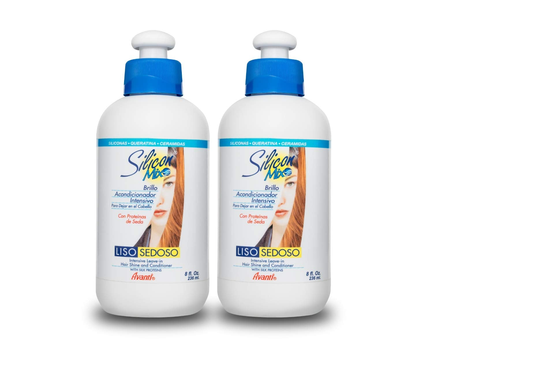 Soin sans rinage intensif Silicon Mix, cheveux lisses et brillants, pack de 2.