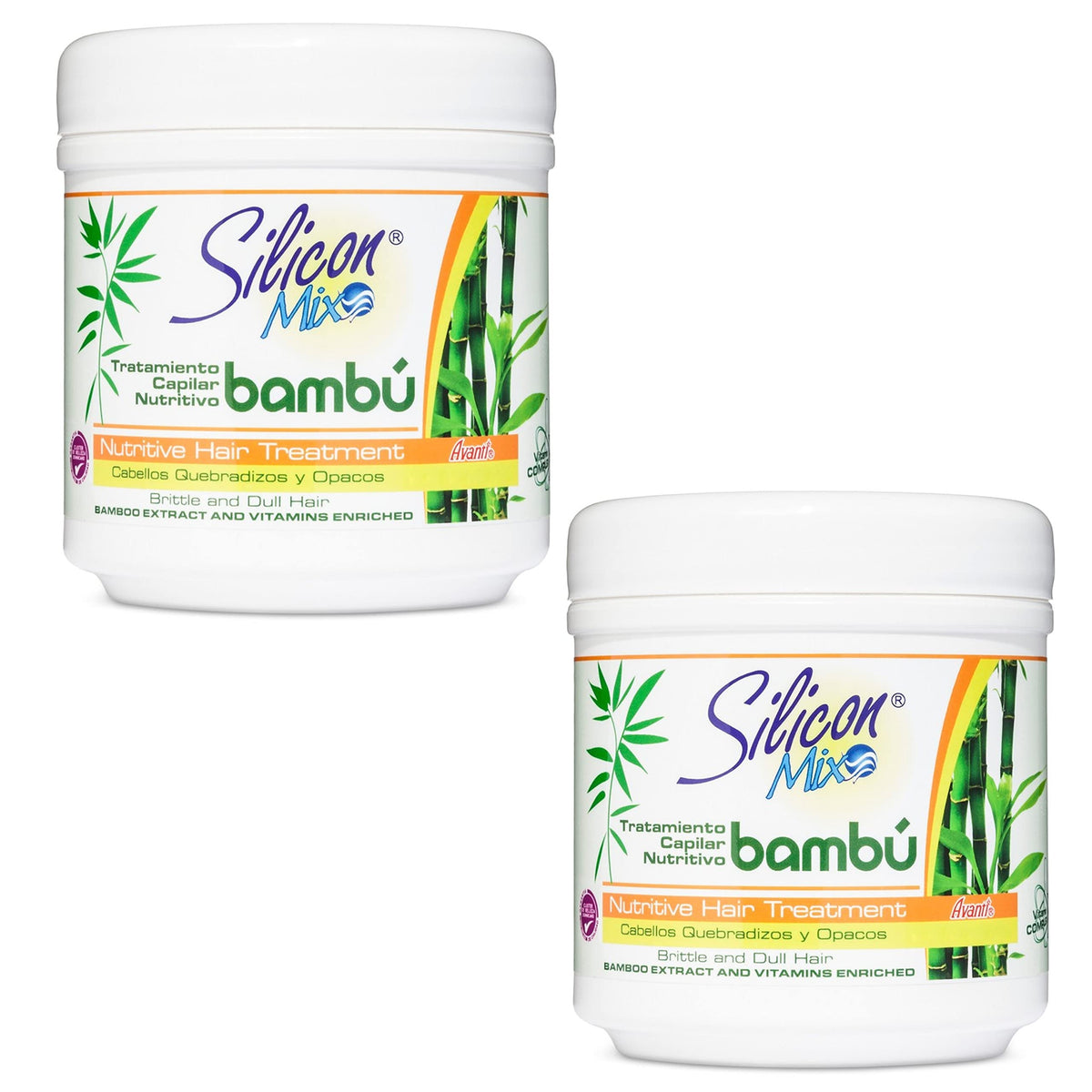Silicon Mix Traitement Bambou, flacon 473 ml, pour nourrir et démêler les cheveux.
