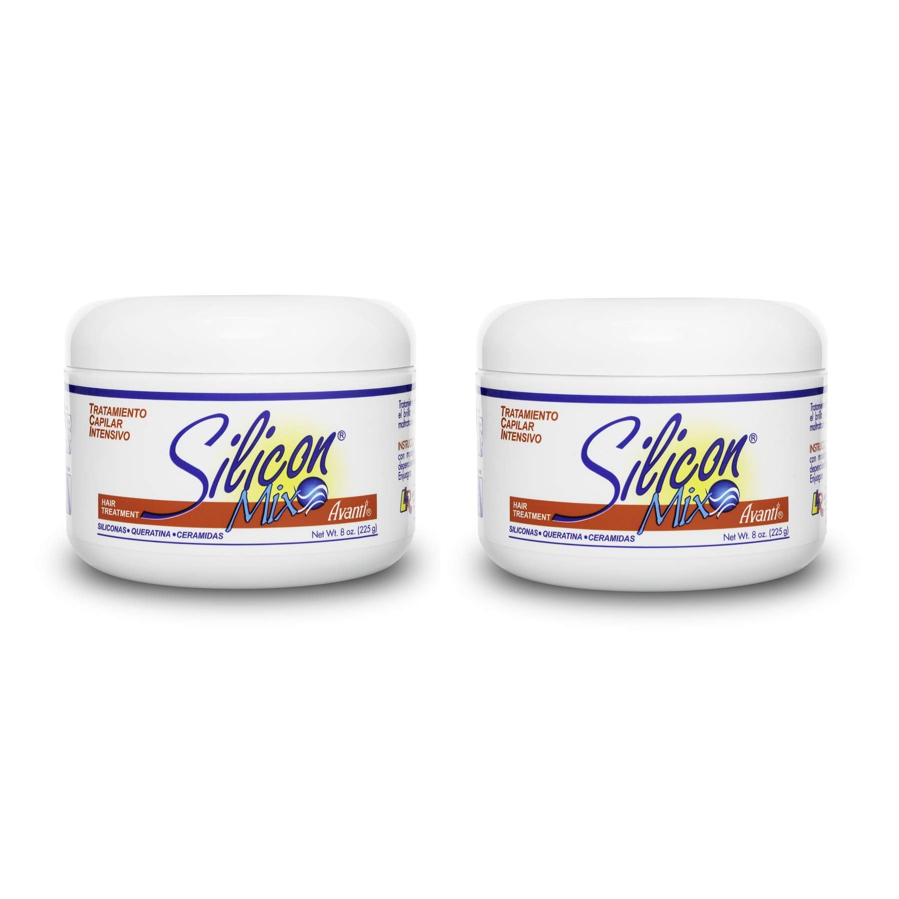 Silicon Mix Traitement capillaire intensif—bouteille et flacon, nourrissant pour cheveux.