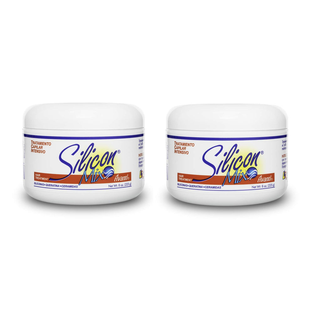 Silicon Mix Traitement capillaire intensif—bouteille et flacon, nourrissant pour cheveux.