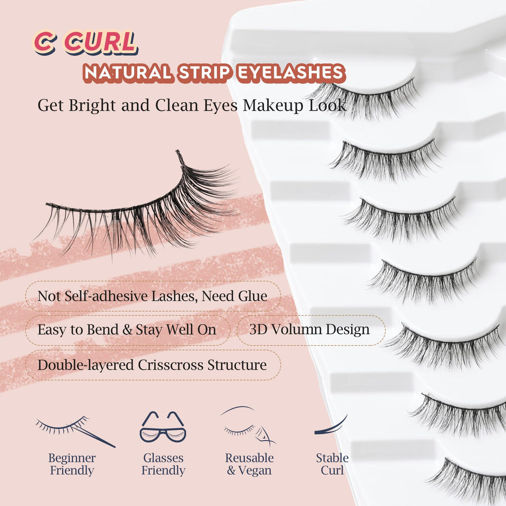 Siligli cils synthétiques doux et soyeux, sensation légère pour le confort.