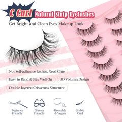 Cils Siligli volume 3D criss-cross pour regard profond