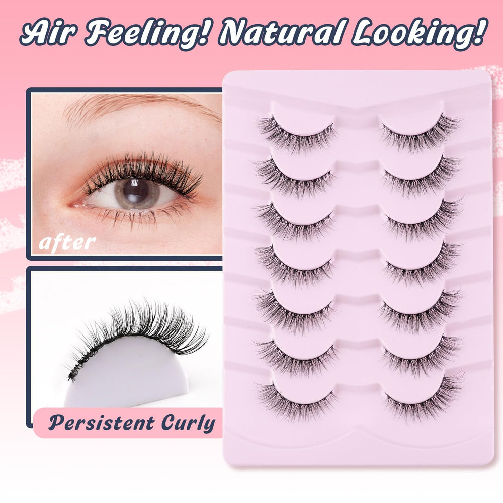 Cils Siligli volume 3D naturel, structure croisée durable
