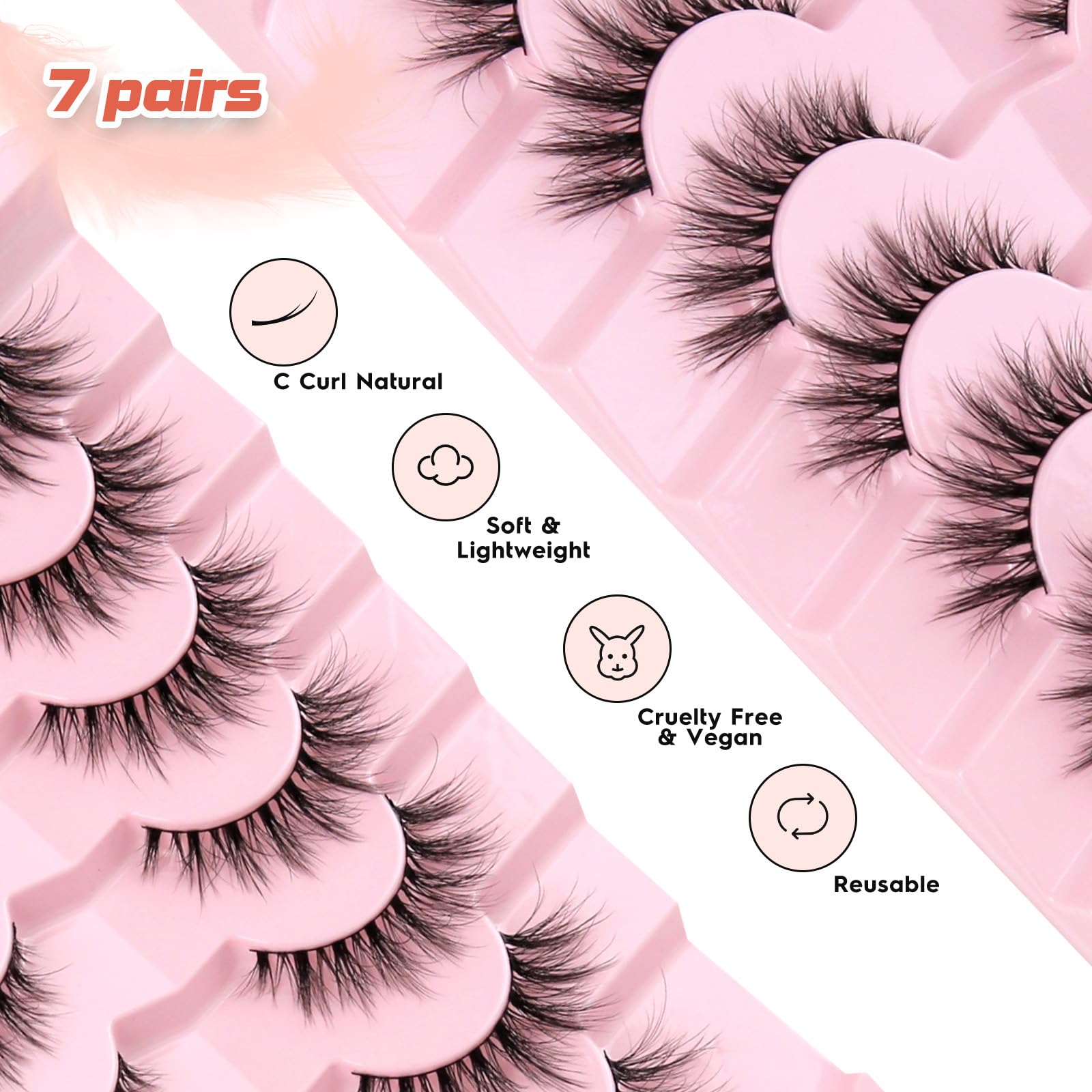 Siligli ensemble de 7 paires, pratique pour voyage.