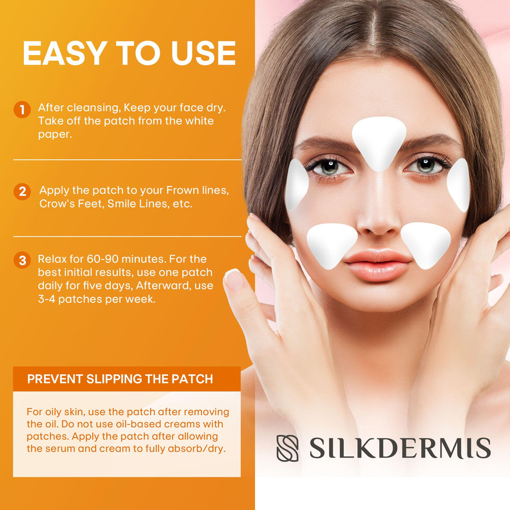 Utilisation nocturne possible sur le visage avec cette bande SILKDERMIS.